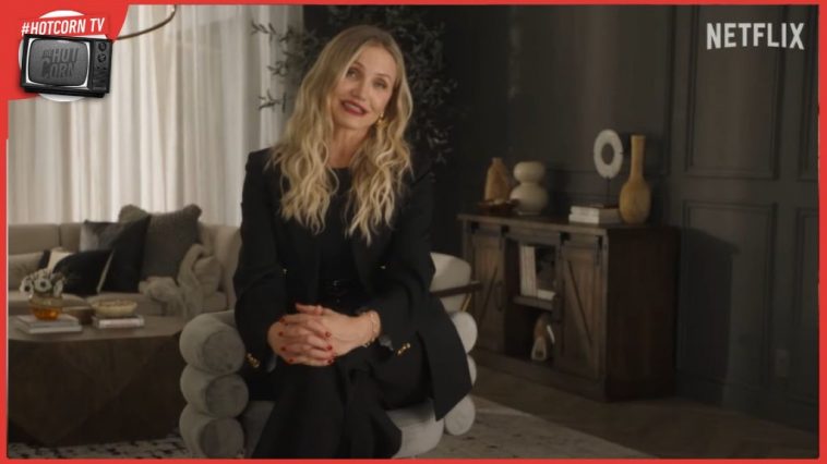 Cameron Diaz in un momento della featurette di Back in Action