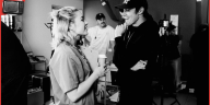 Yungblud e Florence Pugh sul set del video del singolo Zombie