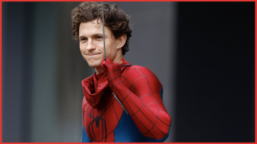 Tom Holland sul set di Spider-Man: Brand New Day