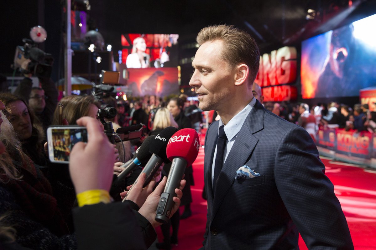 Tom Hiddleston at Kong: Skull Island European Premiere in London