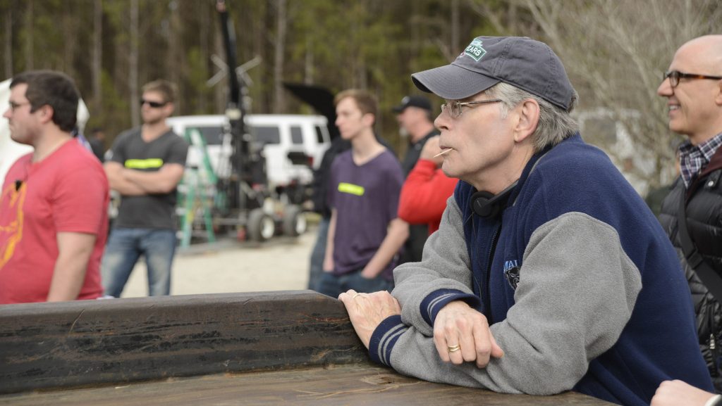 Stephen King on Under The Dome set, the 58th book published by the author.